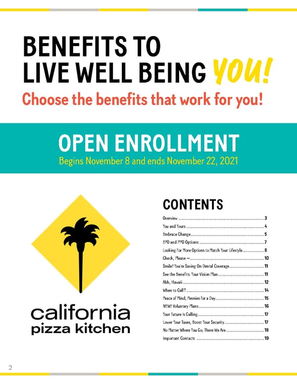 California Pizza Kitchen Flipbook - Page 2