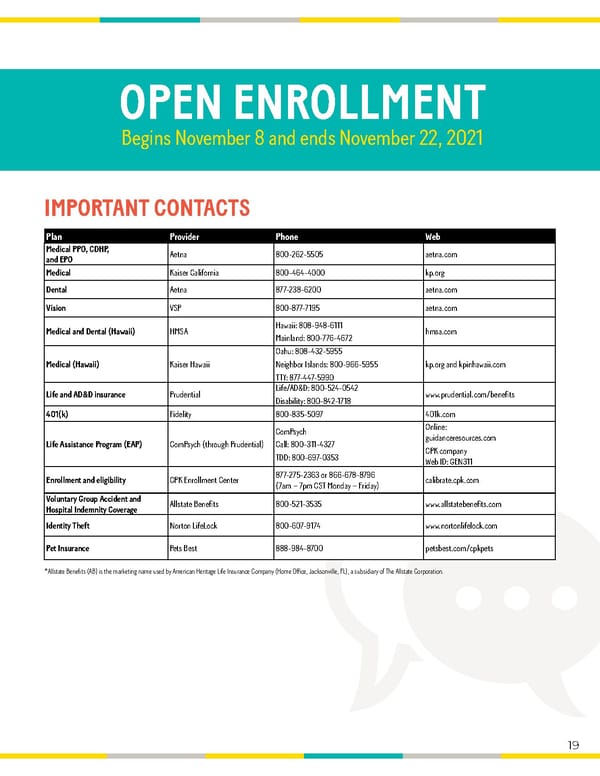 California Pizza Kitchen Flipbook - Page 19